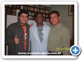 Joãozinho, Maestro Adeildo Lopes e Muniz Teixeira no RC Studio