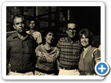 Nelson Gomes, Maria José, Moraes Sarmento e Maria de Lourdes - 14-01-1984