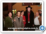 Zé do Rancho ao lado das amigas Sérgia e Maria do Carmo (Primas Miranda) e do cantor Sergio Reis
