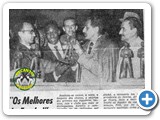 Muíbo Cury em capa de jornal ao lado de Pelé