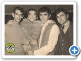 Ítalo Nascimento, Nelson Ned, Cláudio Fontana e o Fotógrafo Ramon em 1968