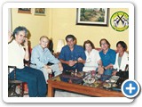 Papi Galan, Luis Bordon, Oscar Nelson Safuan, Maria Tereza de Bordon, Luizinho e Sra