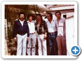 Tião Carreiro e Dino Franco na casa do Vieirinha - 12-02-1983