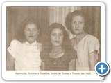 Aparecida, Antonia e Rosalina em 1965